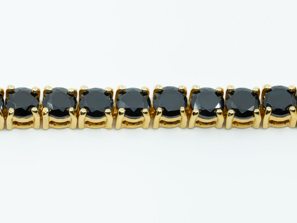 Black Diamond Tennis Bracelet