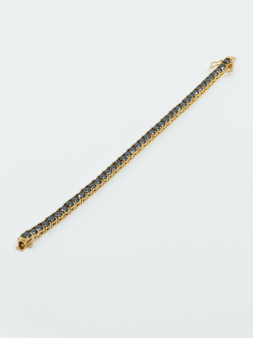 Black Diamond Tennis Bracelet