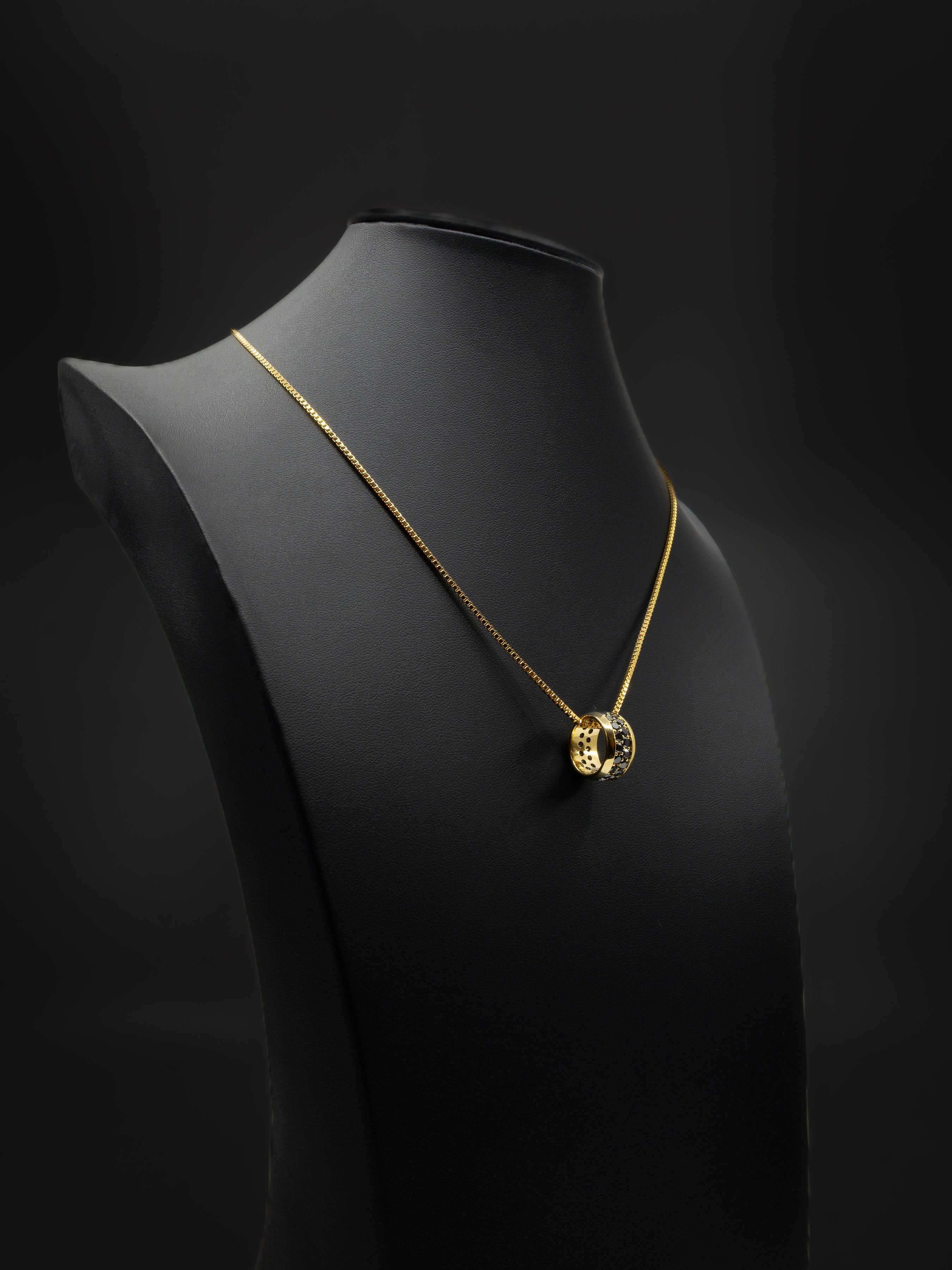 Eclipse Ring Pendant Chain